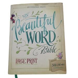 NIV Beautiful Word‎ Bible Large Print with Colorful Illustrations